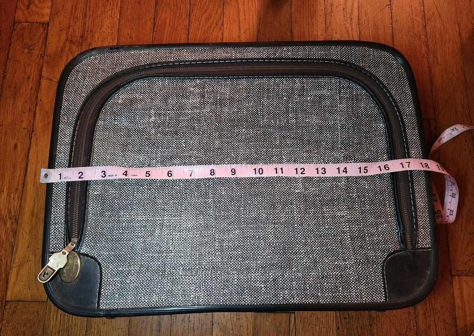 Vintage Tweed Look 50s/60s Suitcase