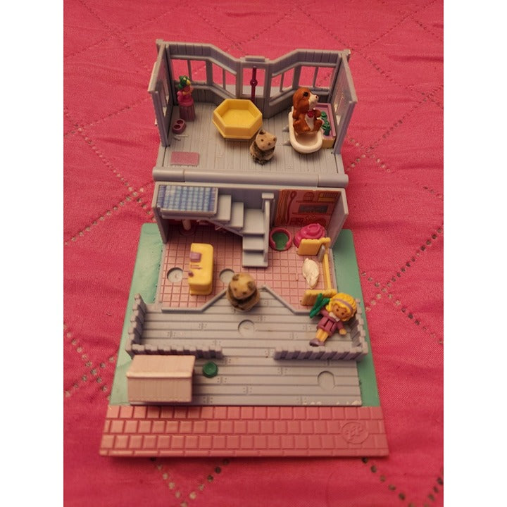 1993 Polly Pocket Pollyville Vintage Lot Pet Shop Bluebird Playset