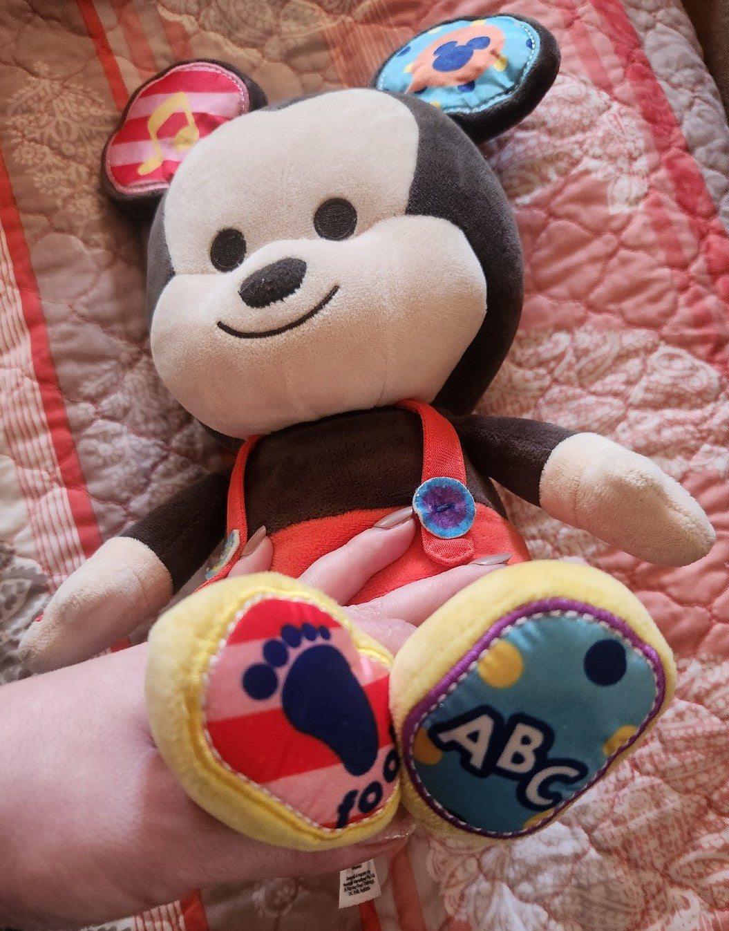 Disney Hooyay Hug & Play Talking Mickey Mouse Plush