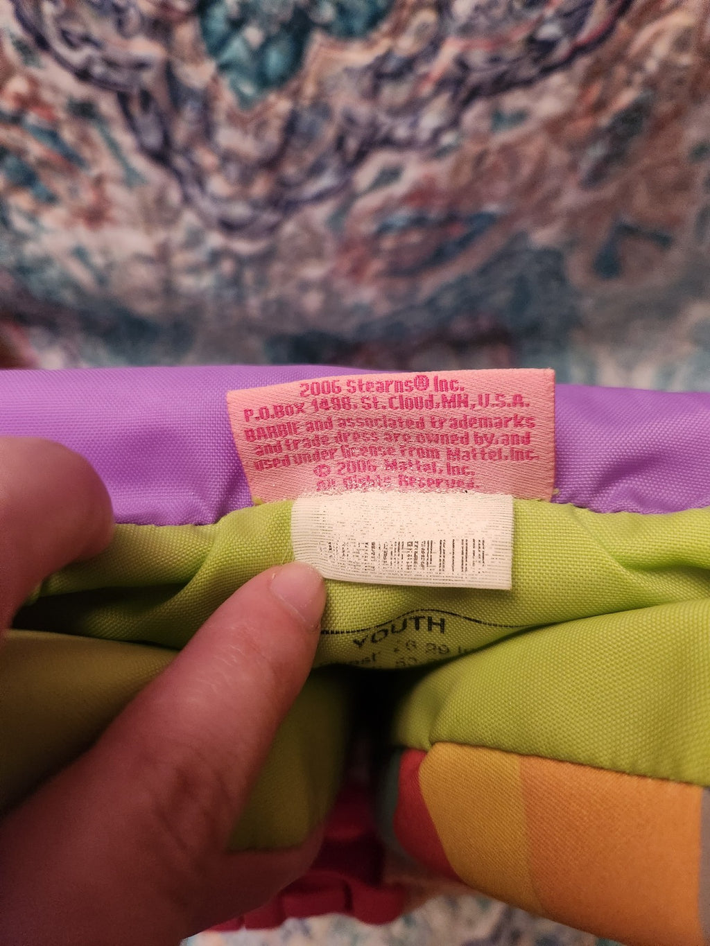 2006 Barbie Life Jacket Youth Girls 50-90 Lbs