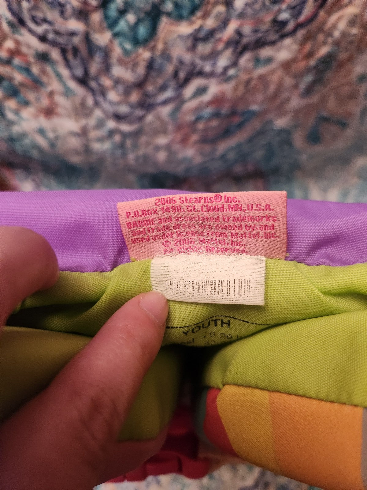 2006 Barbie Life Jacket Youth Girls 50-90 Lbs