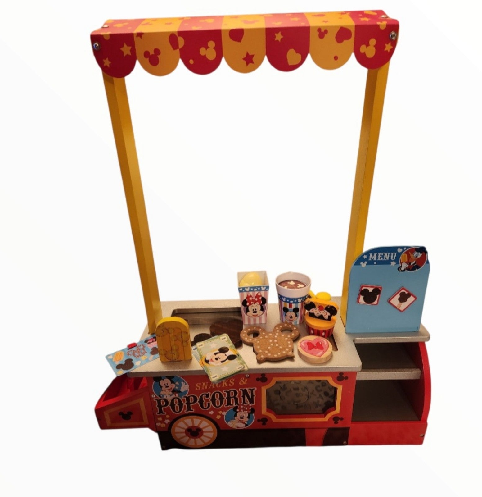 Disney Mickey Mouse Snacks & Popcorn Stand Playset
