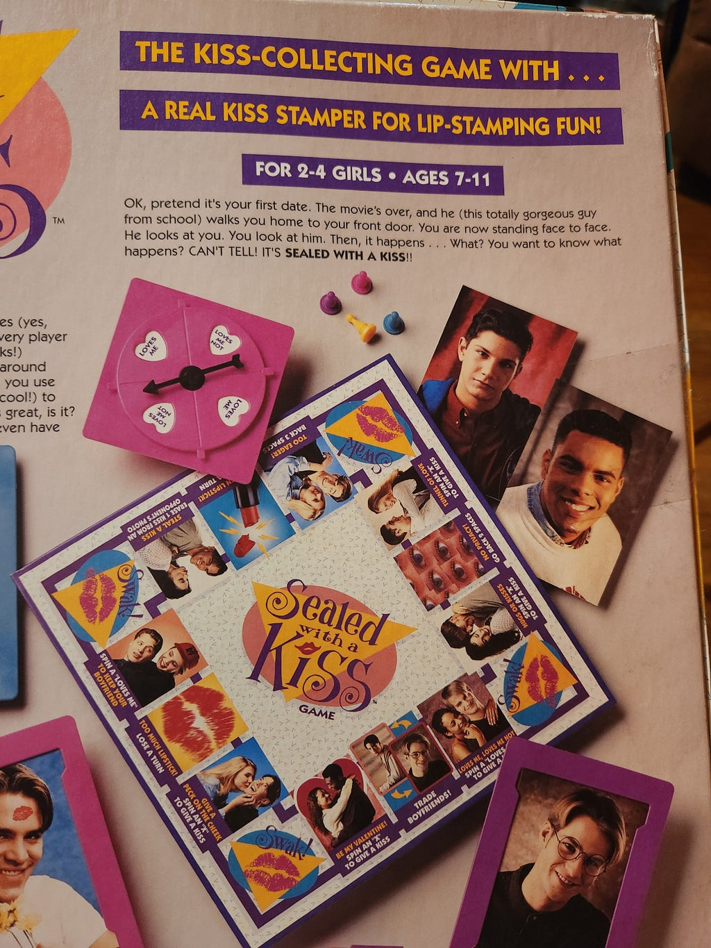 Sealed With A Kiss Board Game 1995