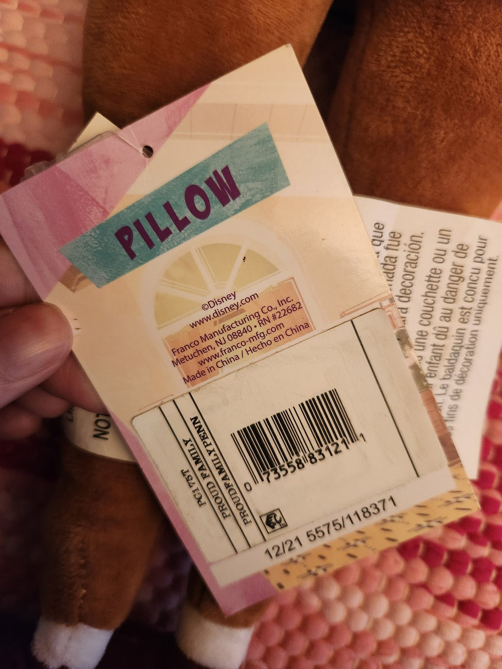 Disney The Proud Family Penny Plush Doll NWT