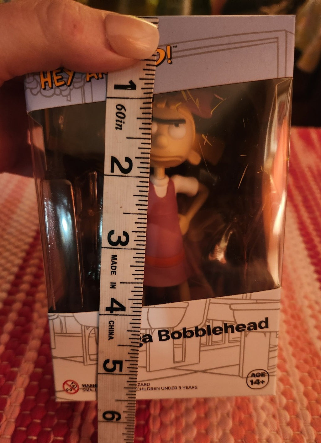 Hey Arnold Helga Bobblehead By Culturefly Nickbox NWT 2018