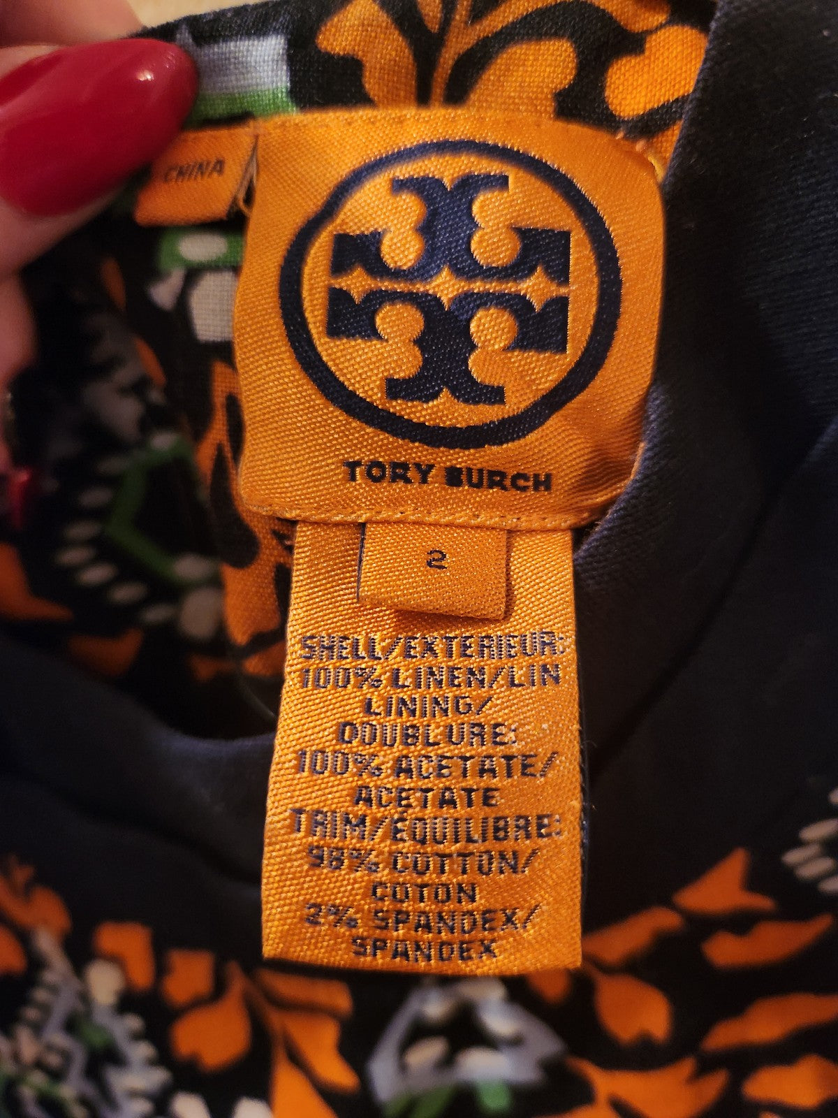 Tory Burch Melanie Sheath Dress Size 2