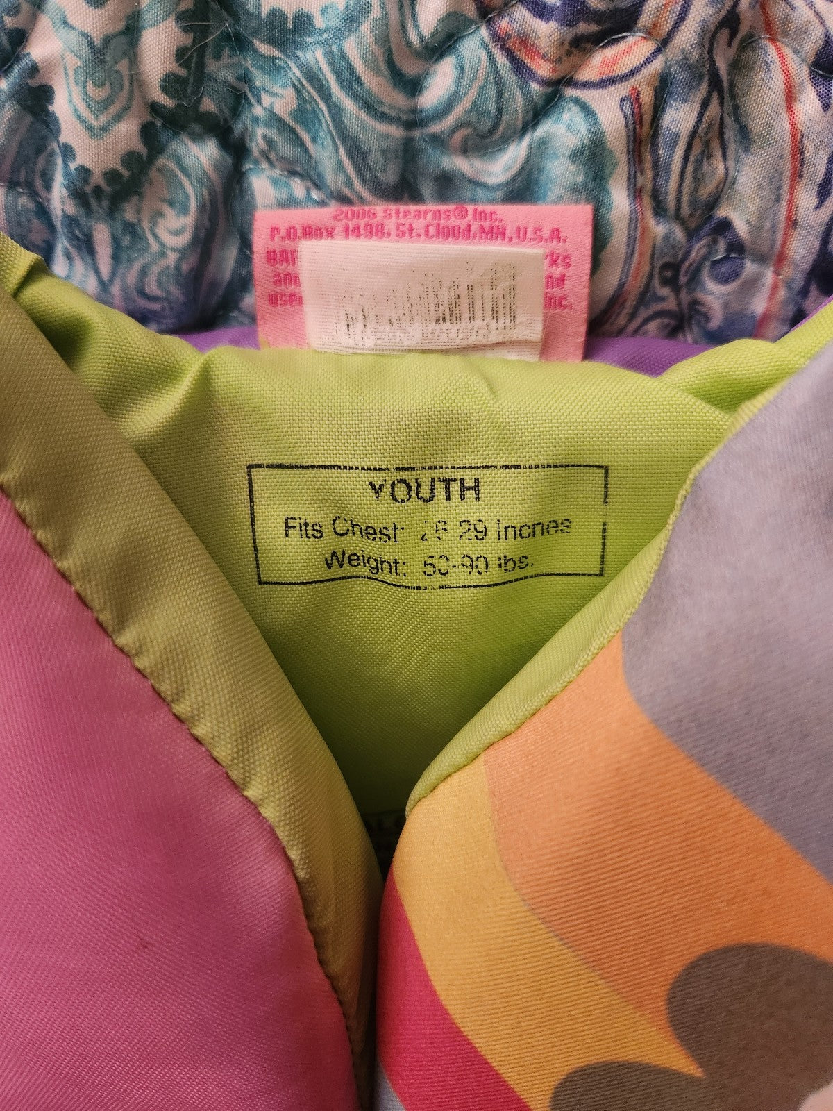 2006 Barbie Life Jacket Youth Girls 50-90 Lbs