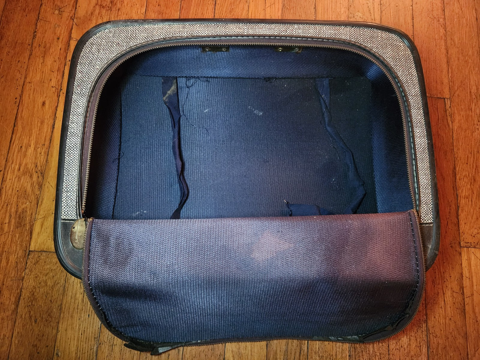 Vintage Tweed Look 50s/60s Suitcase