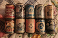 Set of 10 Vintage 1970s Style Food Can Magnets