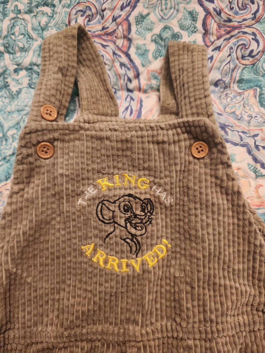 Disney Store Vintage Lion King Simba Overalls 18M