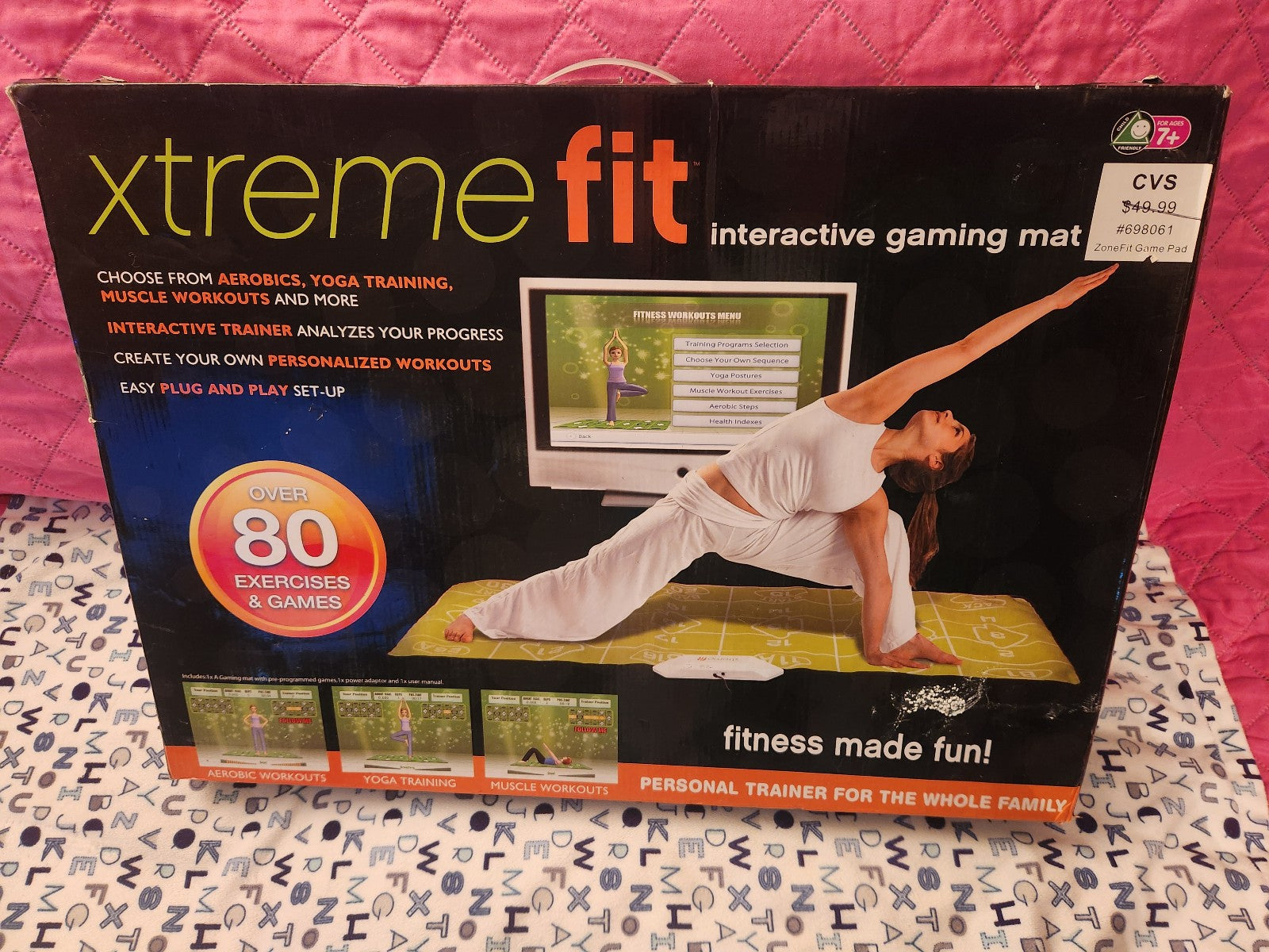 Plug N Play Xtreme Fit Interacting Gaming Mat