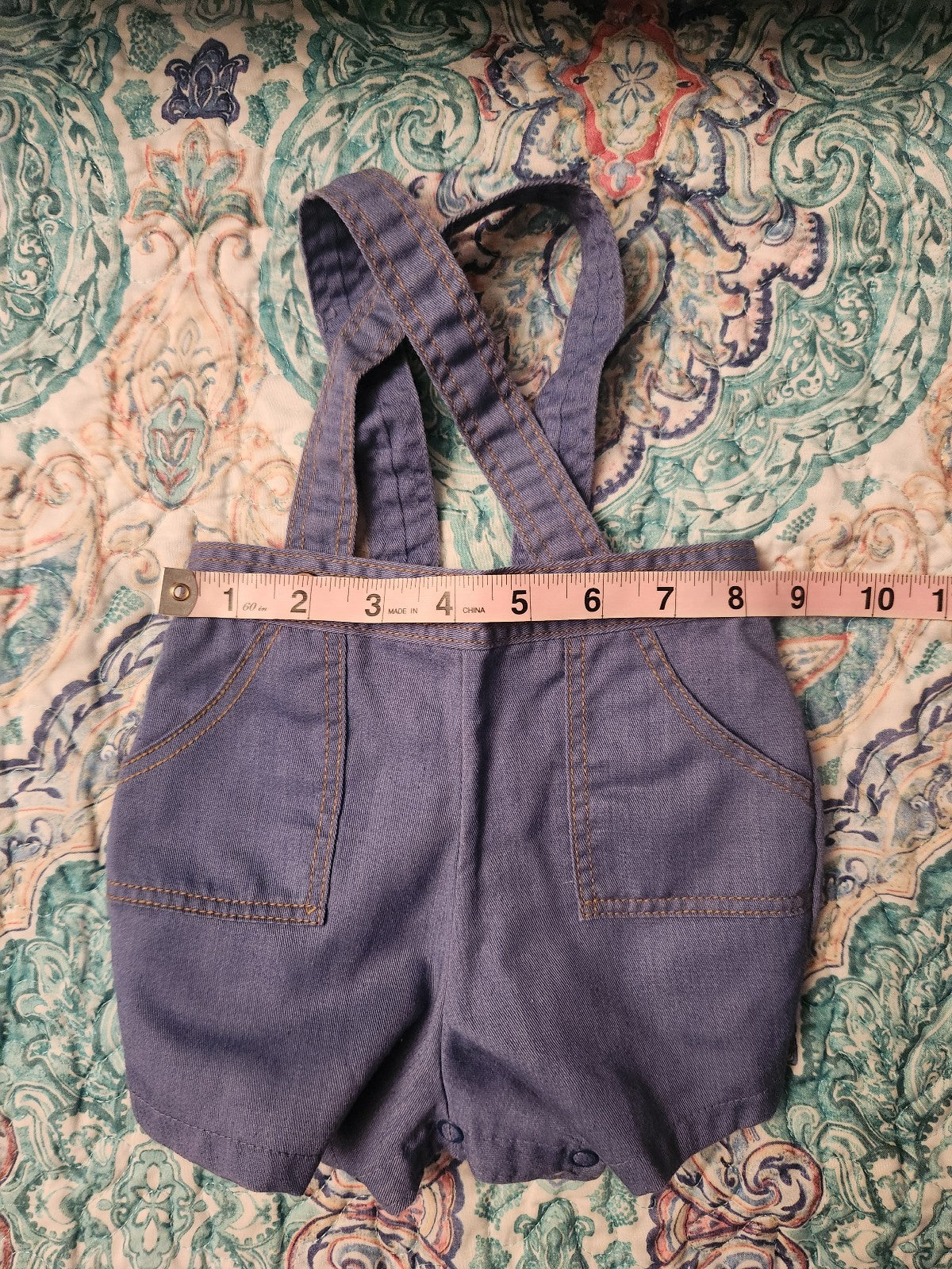 Toddle Tyke Vintage Overalls 0/6 Months