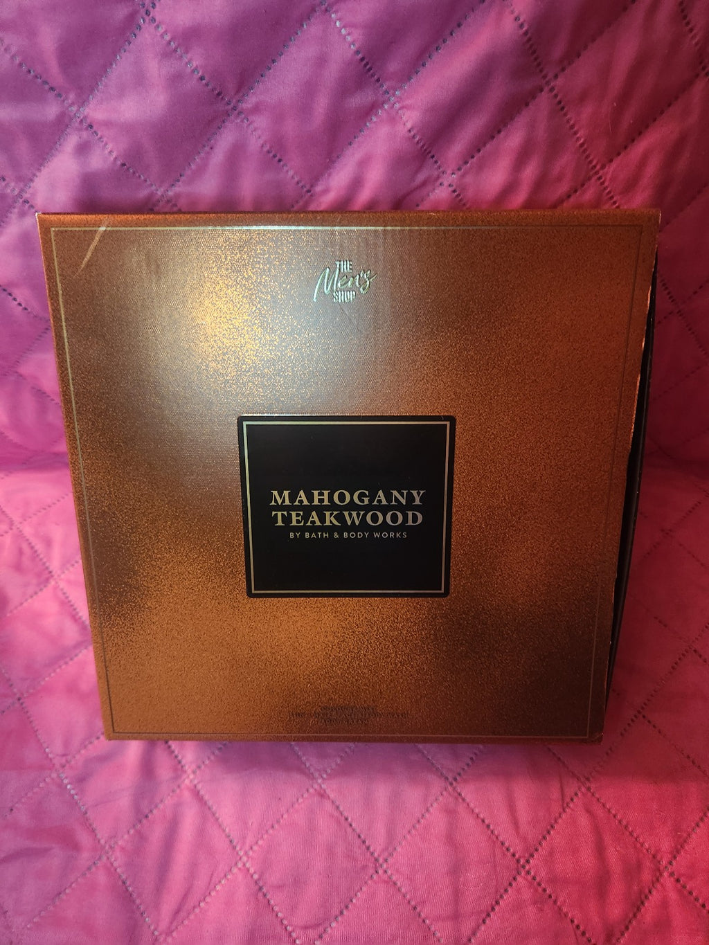 Mahogany Teakwood Bath & Body Works Mens Gift Set NWT