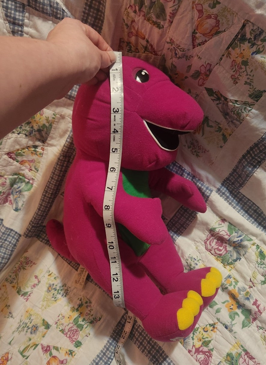 1996 Talking Barney Plush Toy