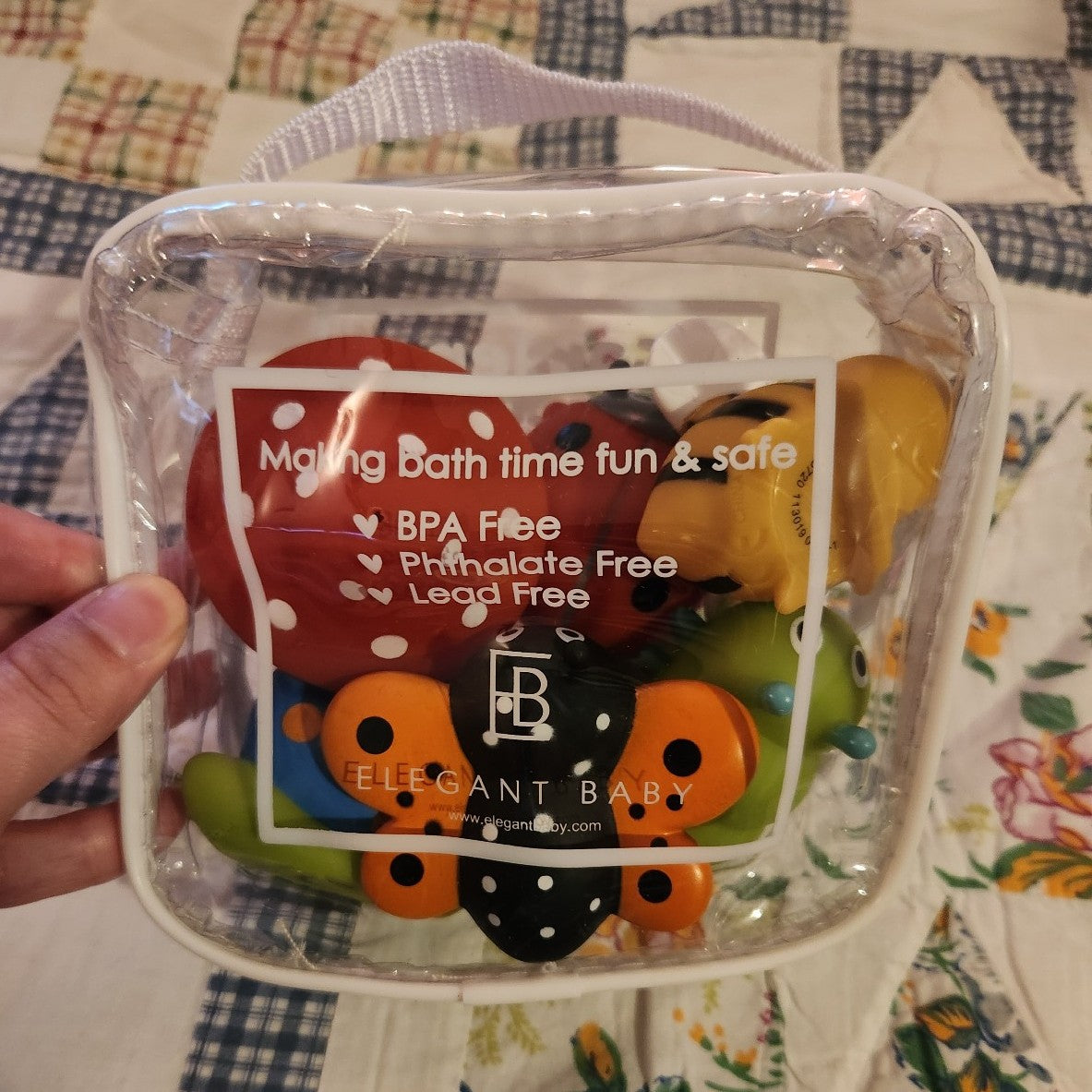 Elegant Baby Garden Party Squirtie Set NWT