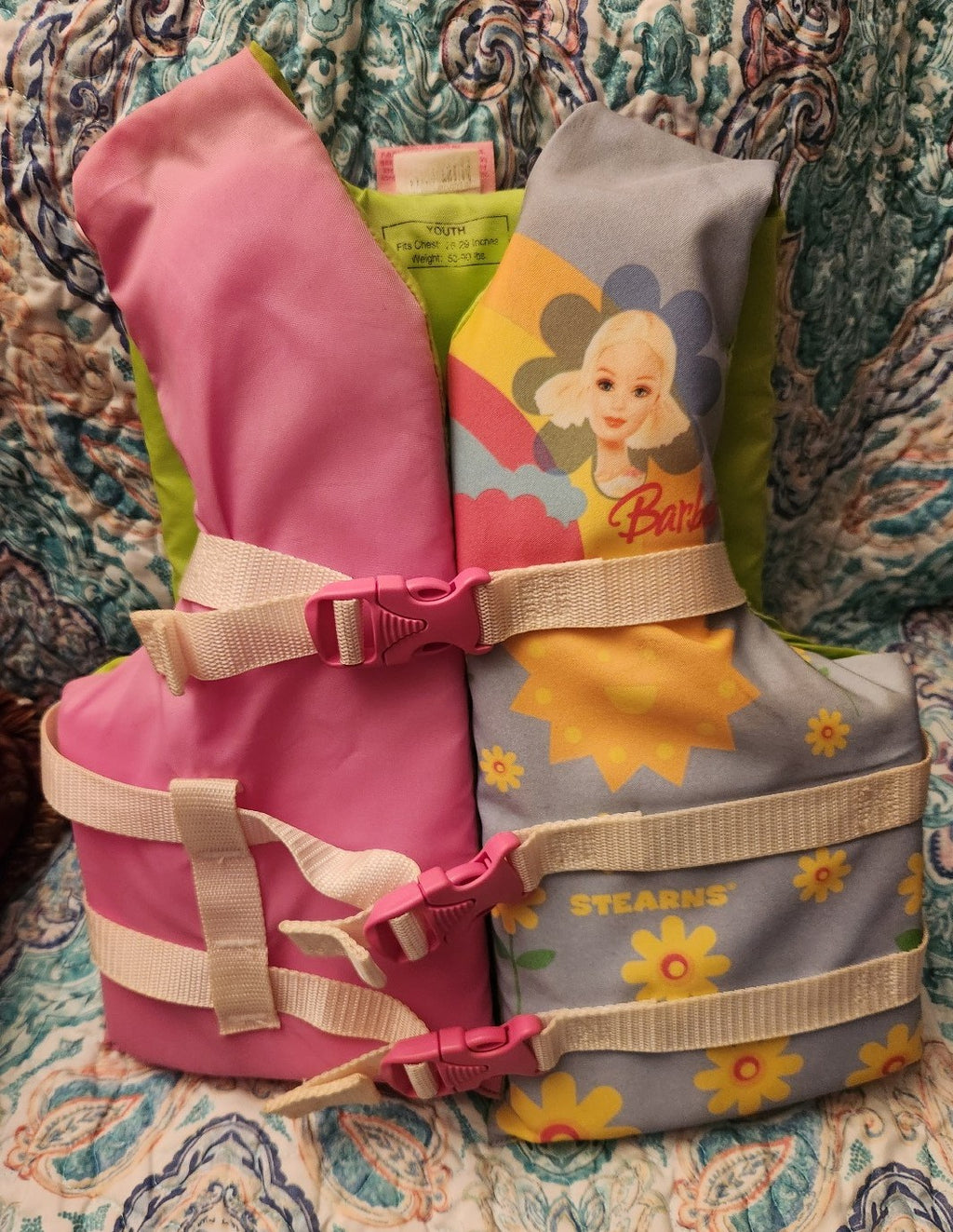 2006 Barbie Life Jacket Youth Girls 50-90 Lbs