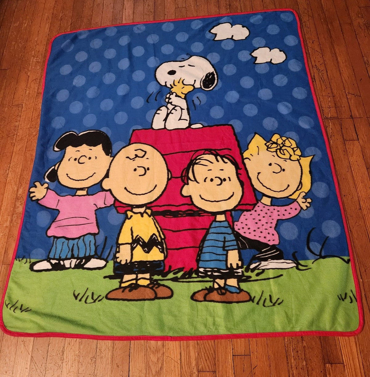 Peanuts Snoopy 65th Anniversary Throw Blanket