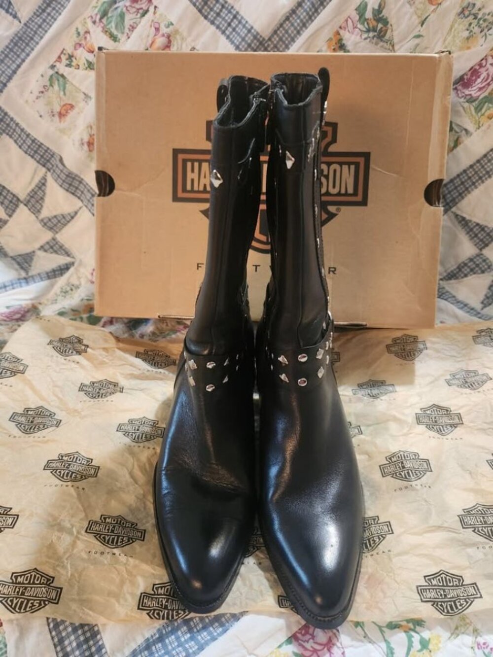 Harley Davidson Womens Strut Boots Size 8