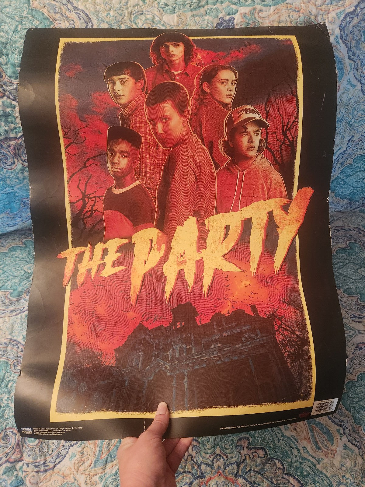Stranger Things Season 4 The Party Wall Poster