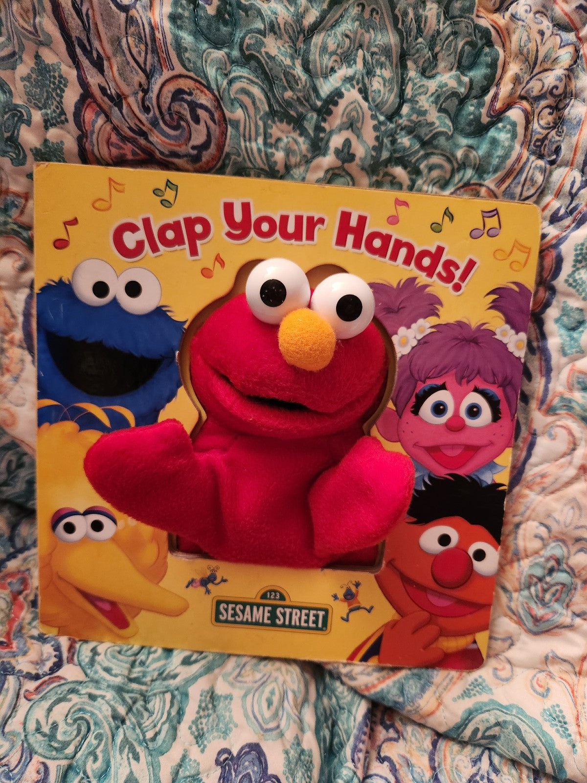 Sesame Street Clap Your Hands Elmo Puppet Book