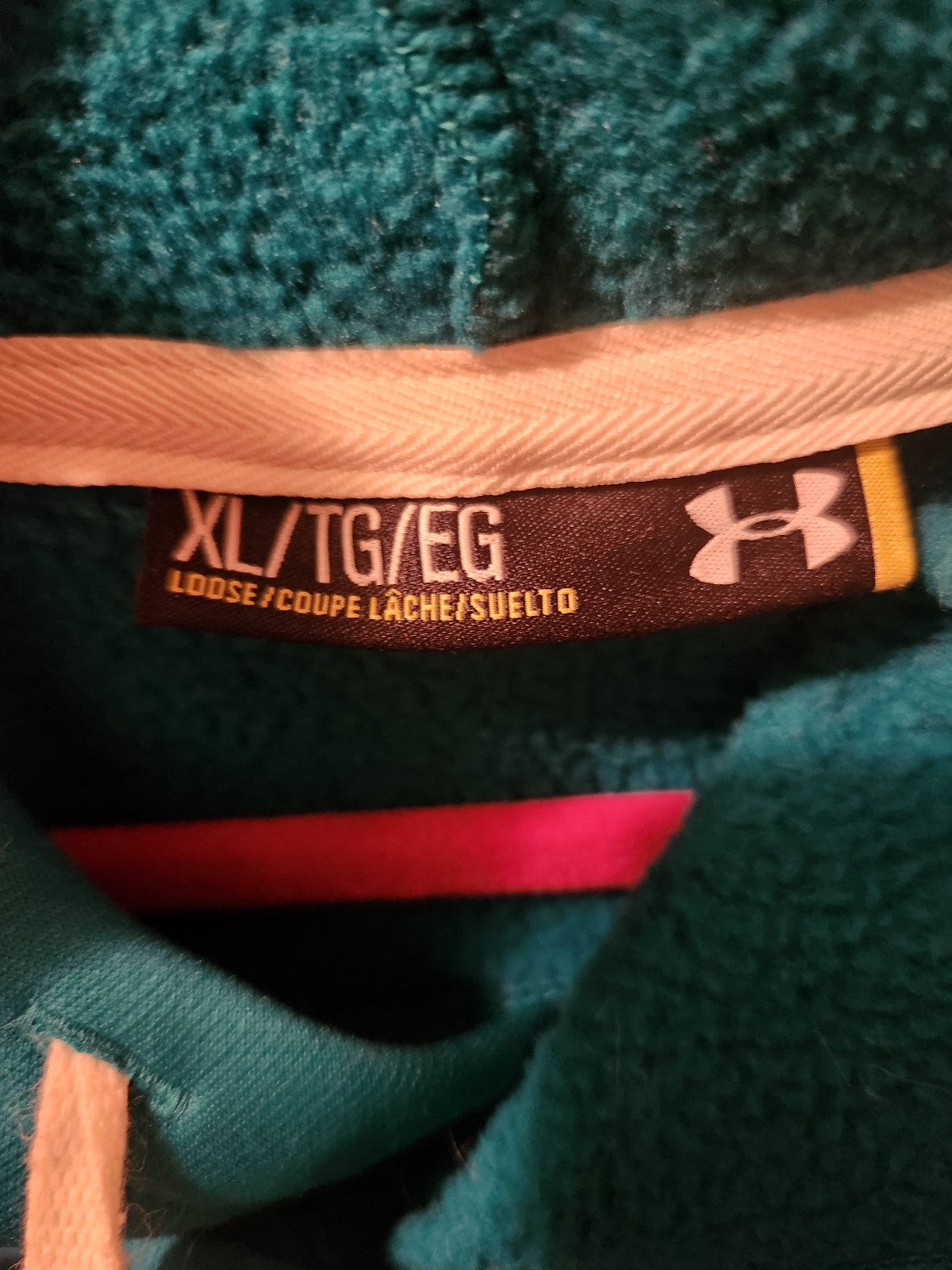Under Armour Teal Ladies Hoodie XL