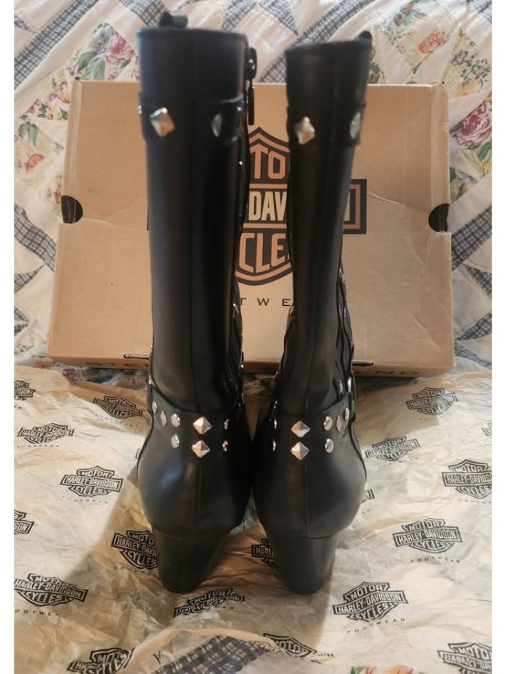 Harley Davidson Womens Strut Boots Size 8