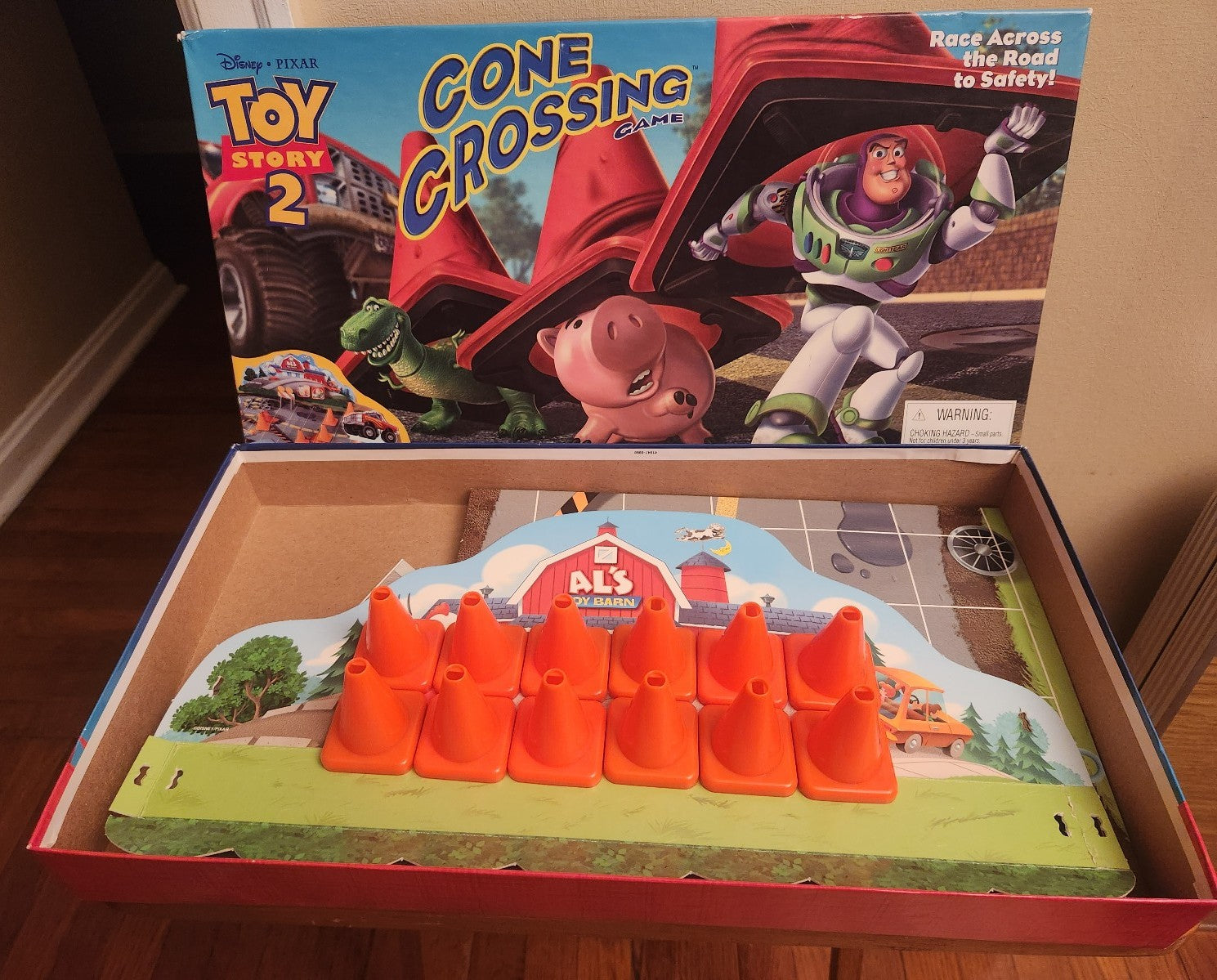 Toy Story 2 Cone Crossing Game 1999
