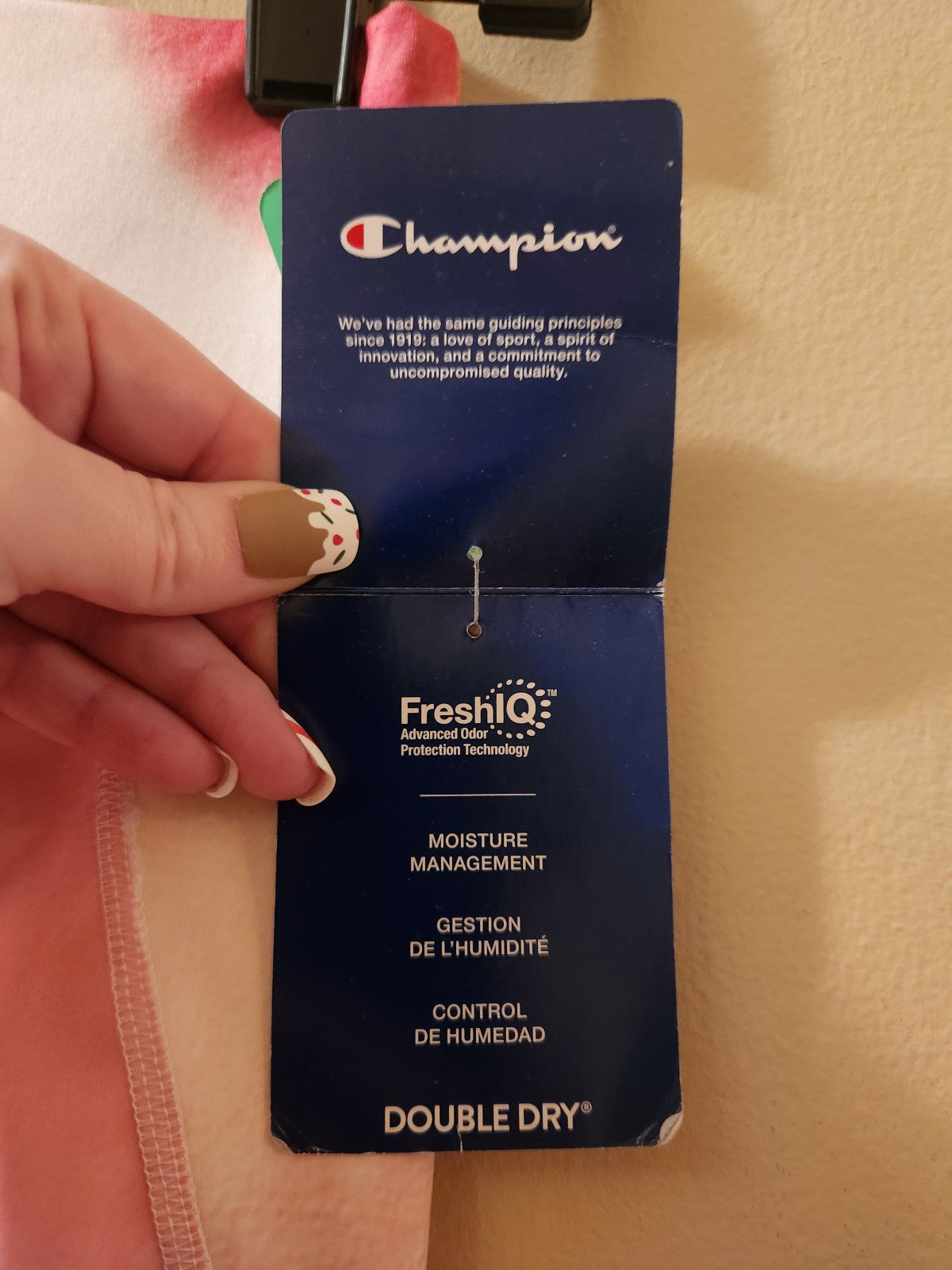 Champion Womens Leggings In Cloud Pink NWT Small