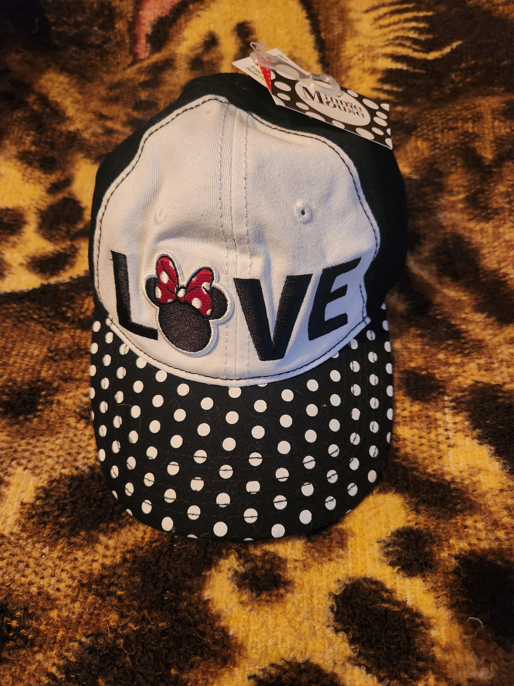 Disney Minnie Mouse Polka Dot Hat NWT