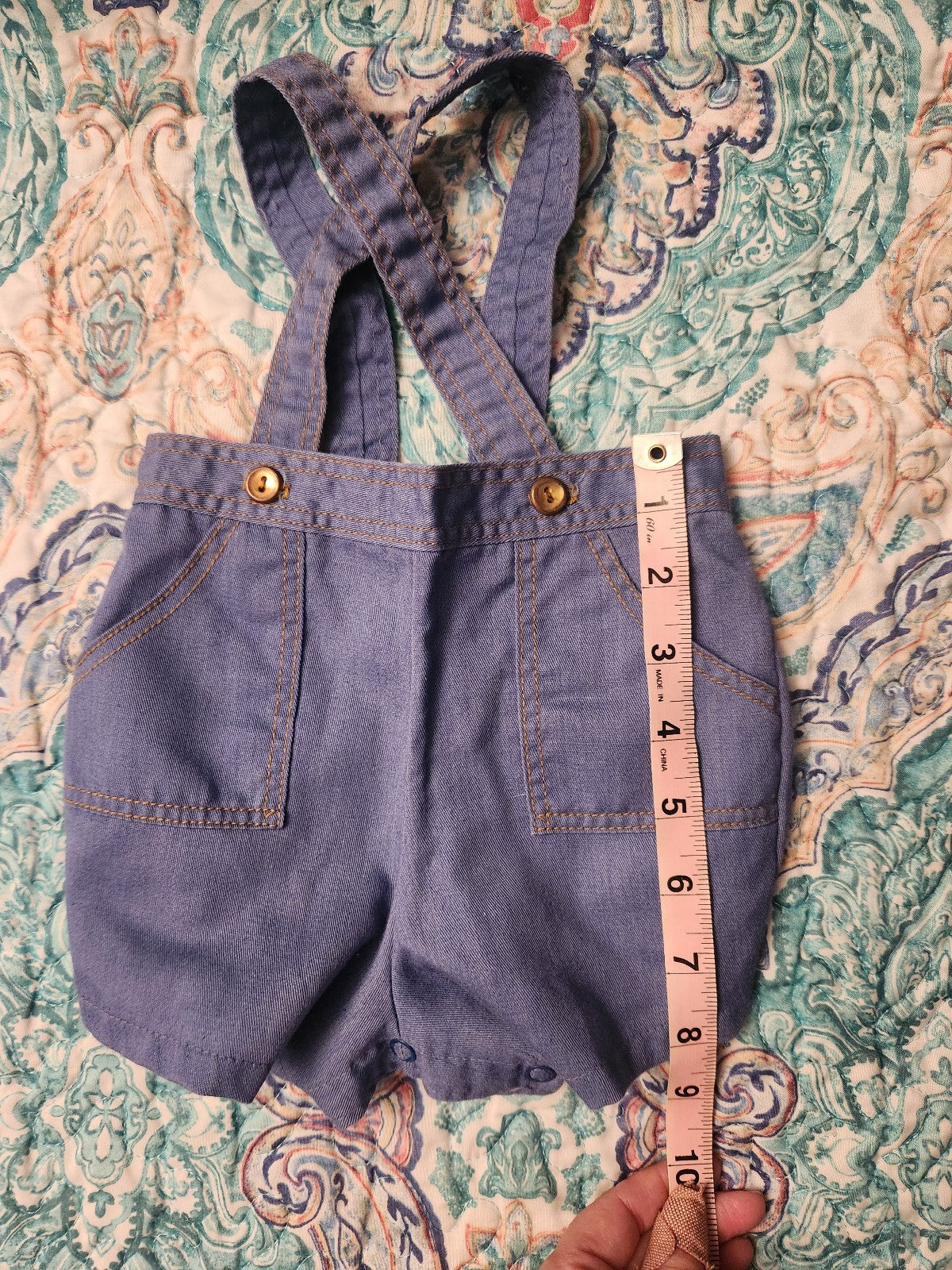 Toddle Tyke Vintage Overalls 0/6 Months