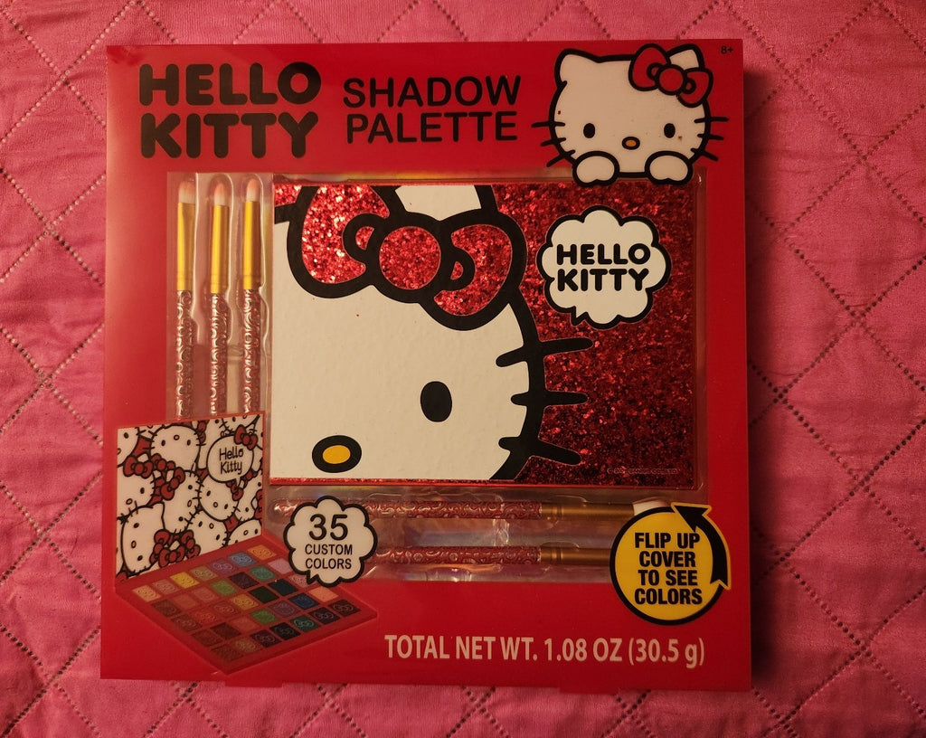 Hello Kitty Eye Shadow Palette & Brushes Set