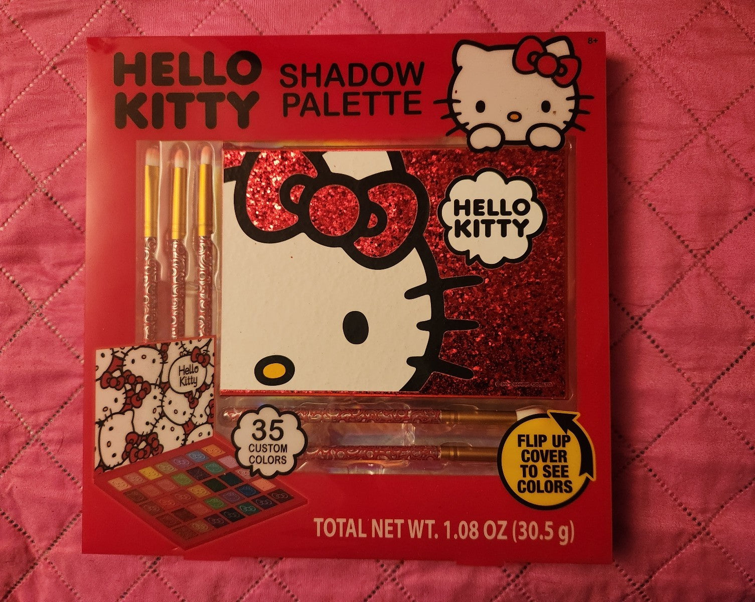 Hello Kitty Eye Shadow Palette & Brushes Set