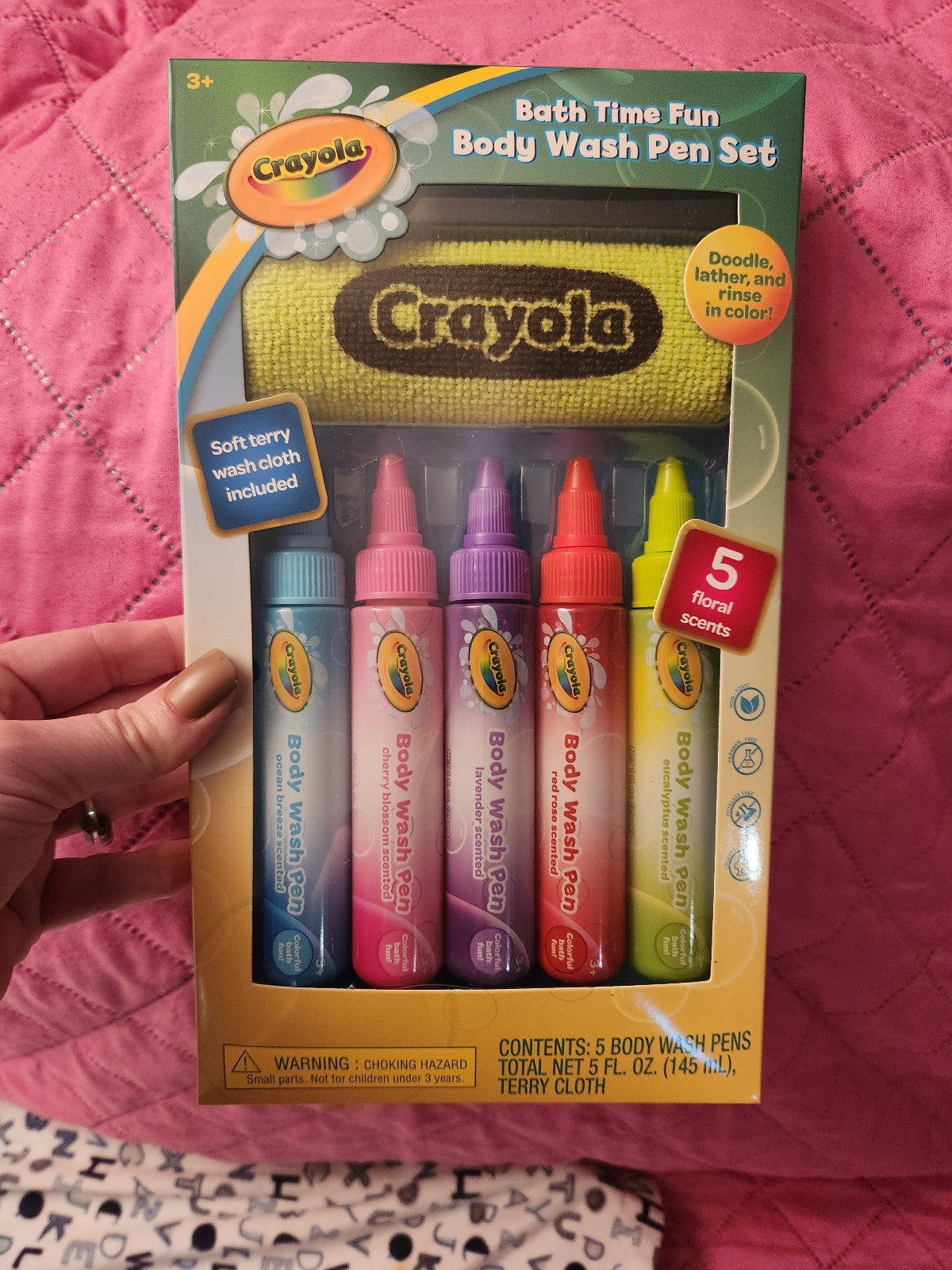 Crayola Bath Time Fun Body Wash Pen Set NWT