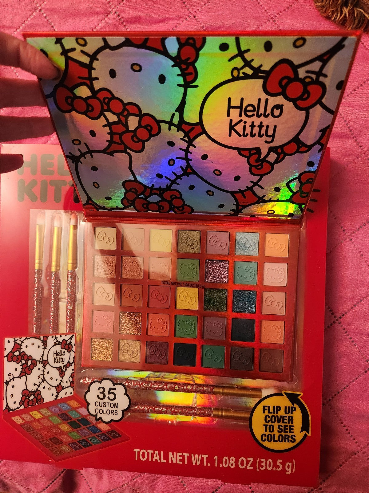 Hello Kitty Eye Shadow Palette & Brushes Set