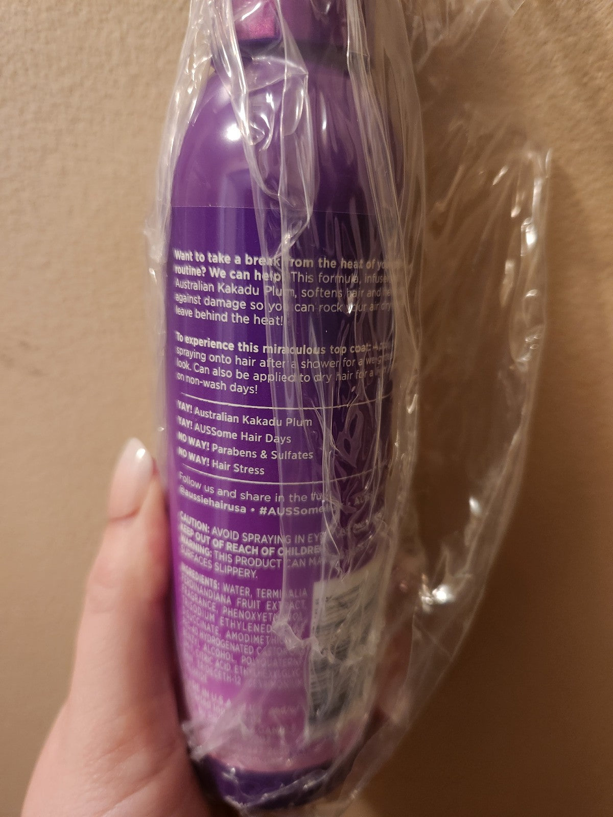 Aussie Soft Halo Air Dry Spray NWT