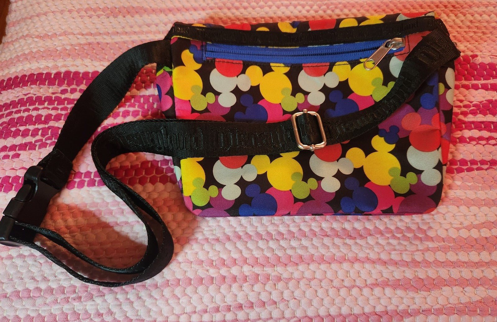 Mickey Mouse Disneyland Rainbow Fanny Pack
