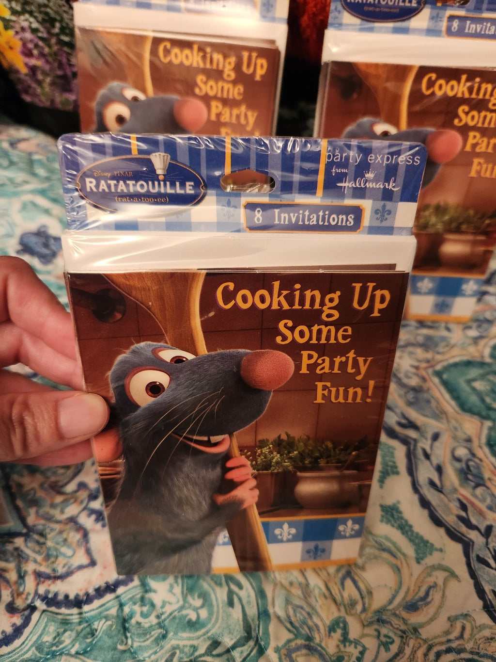 Ratatouille Disney New Old Stock Party Invitations 24