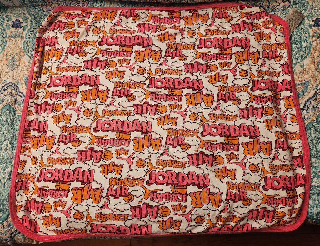 Air Jordan Baby Girl Blanket For 0-6 Months