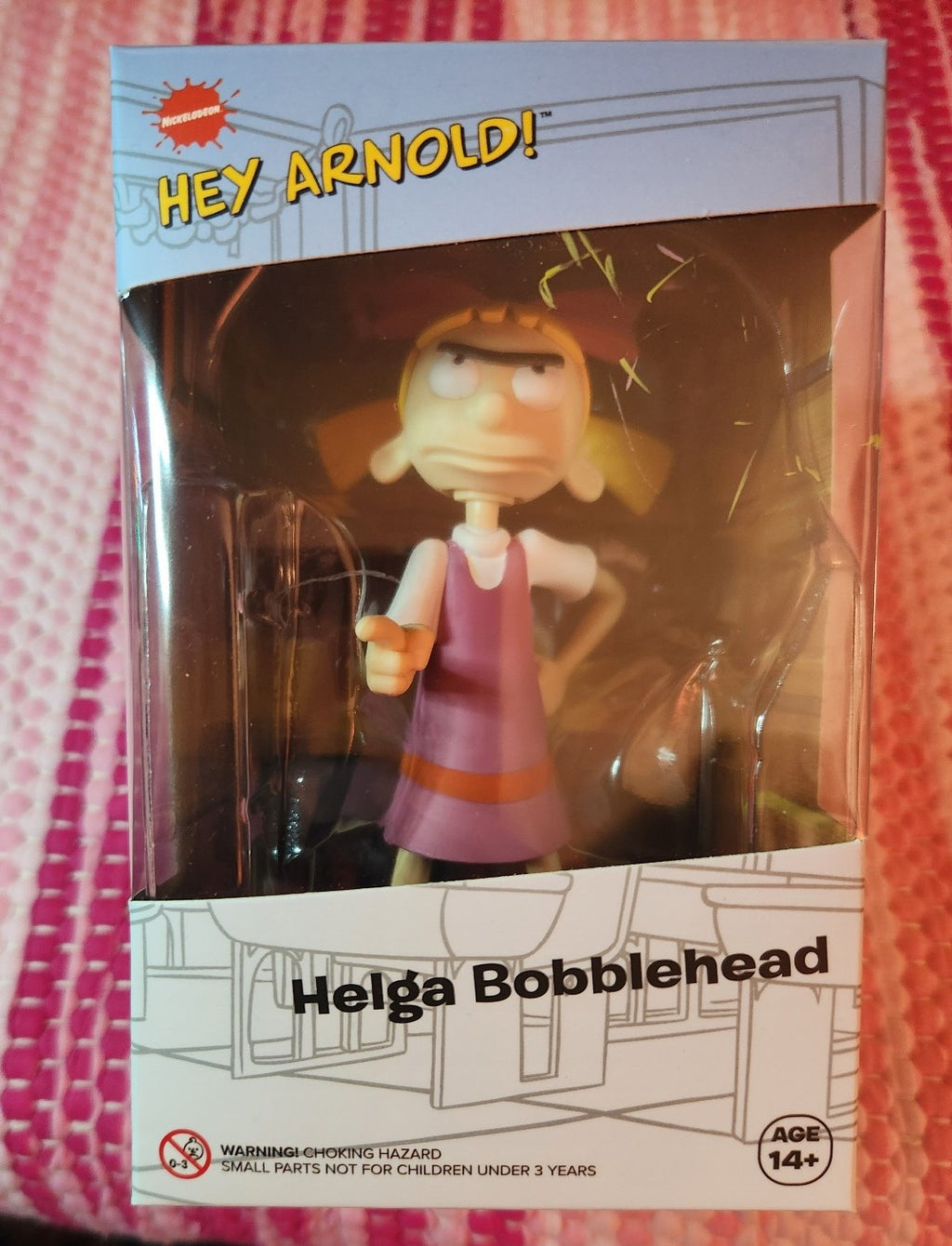 Hey Arnold Helga Bobblehead By Culturefly Nickbox NWT 2018