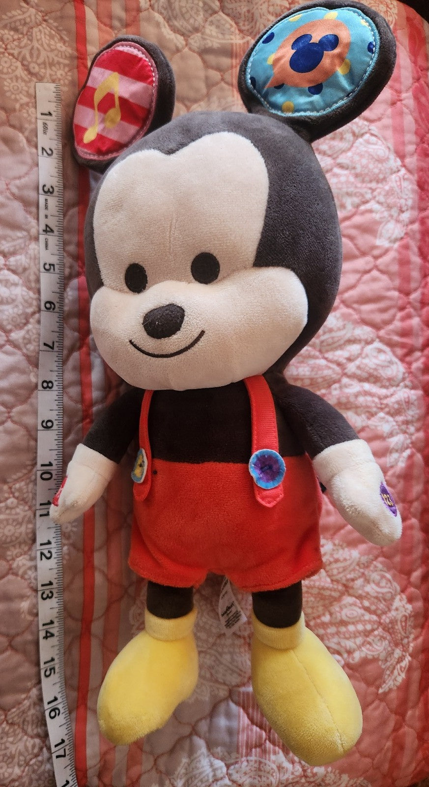 Disney Hooyay Hug & Play Talking Mickey Mouse Plush