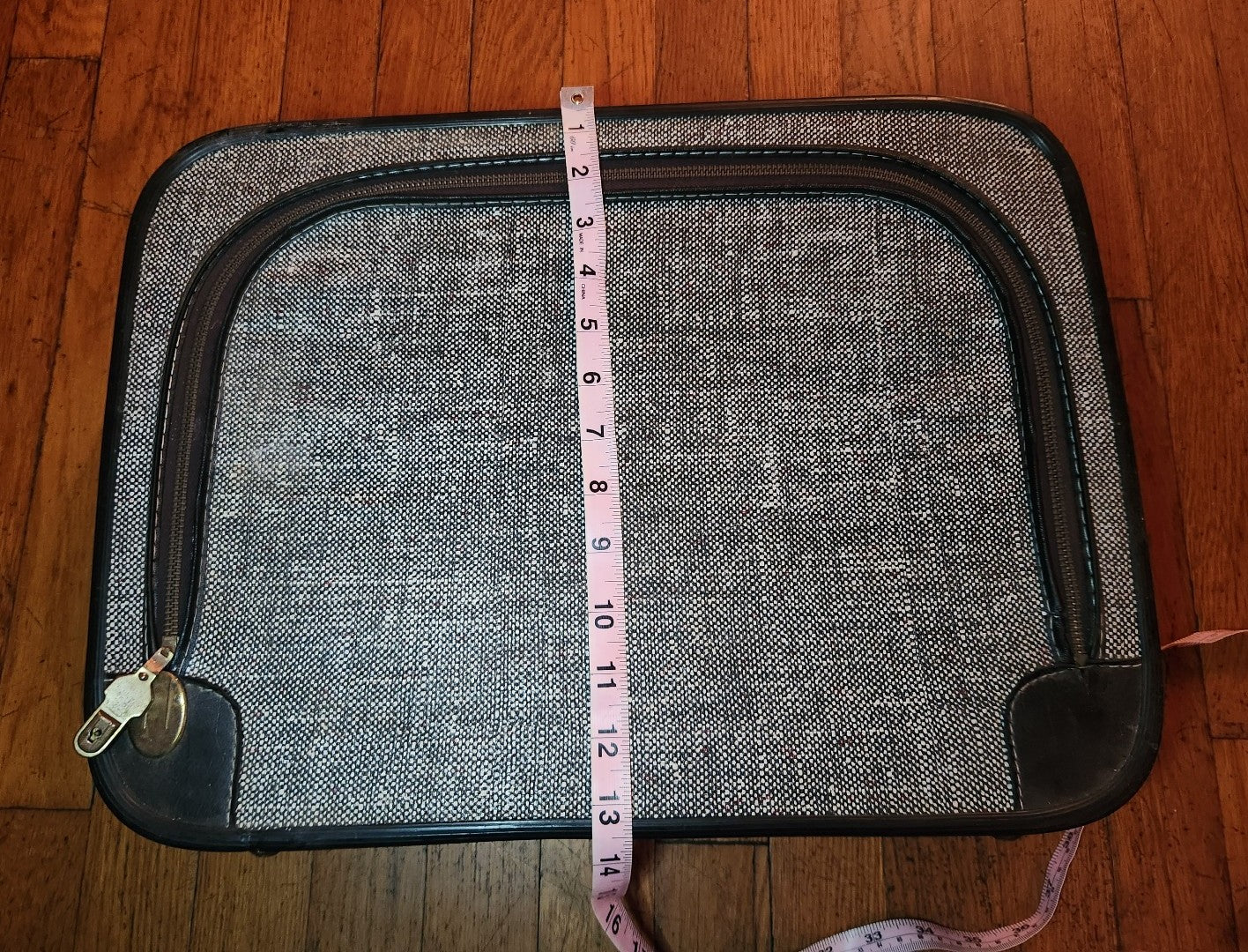 Vintage Tweed Look 50s/60s Suitcase