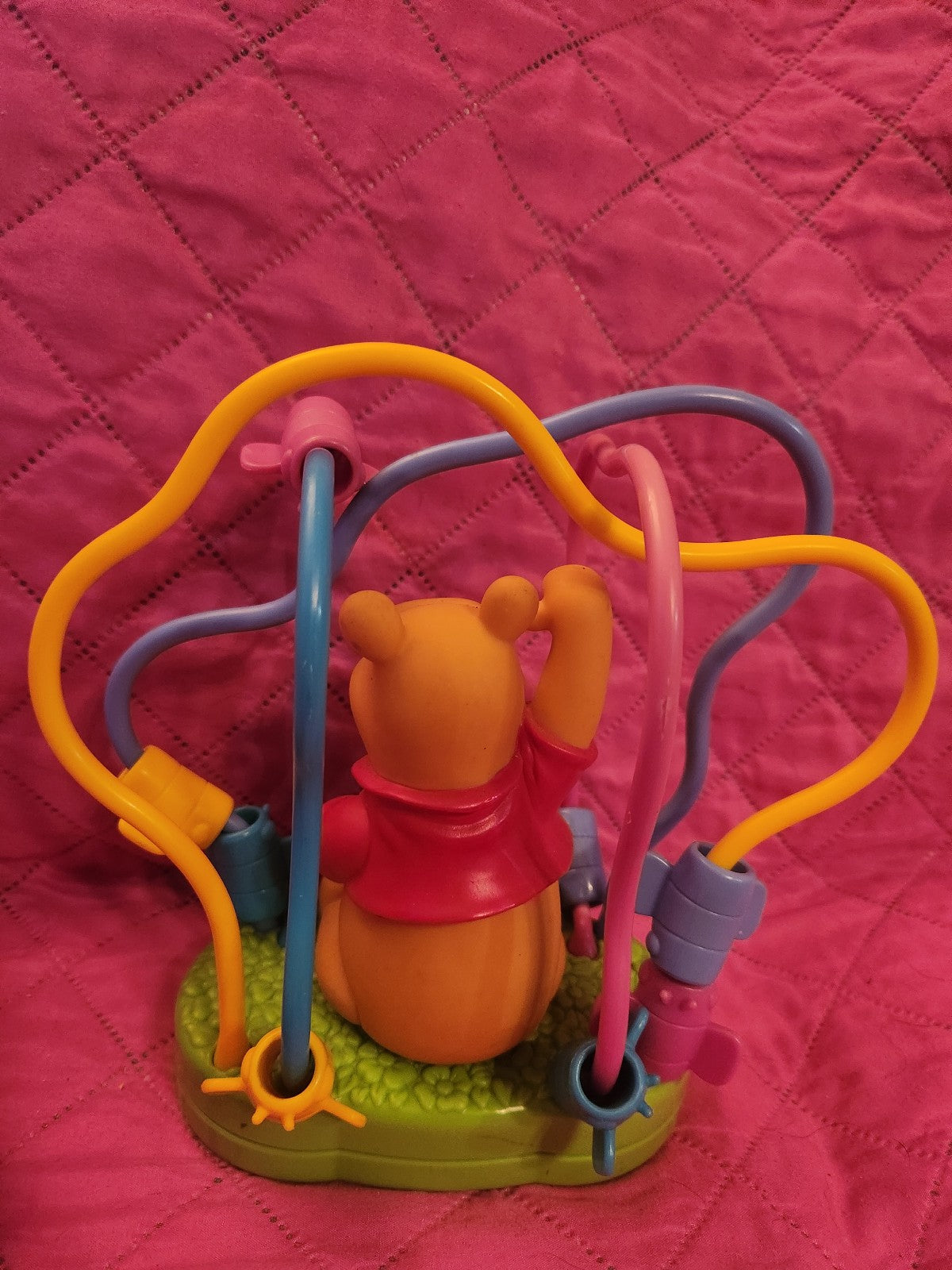 Vintage Winnie The Pooh Spin N Slide Toy