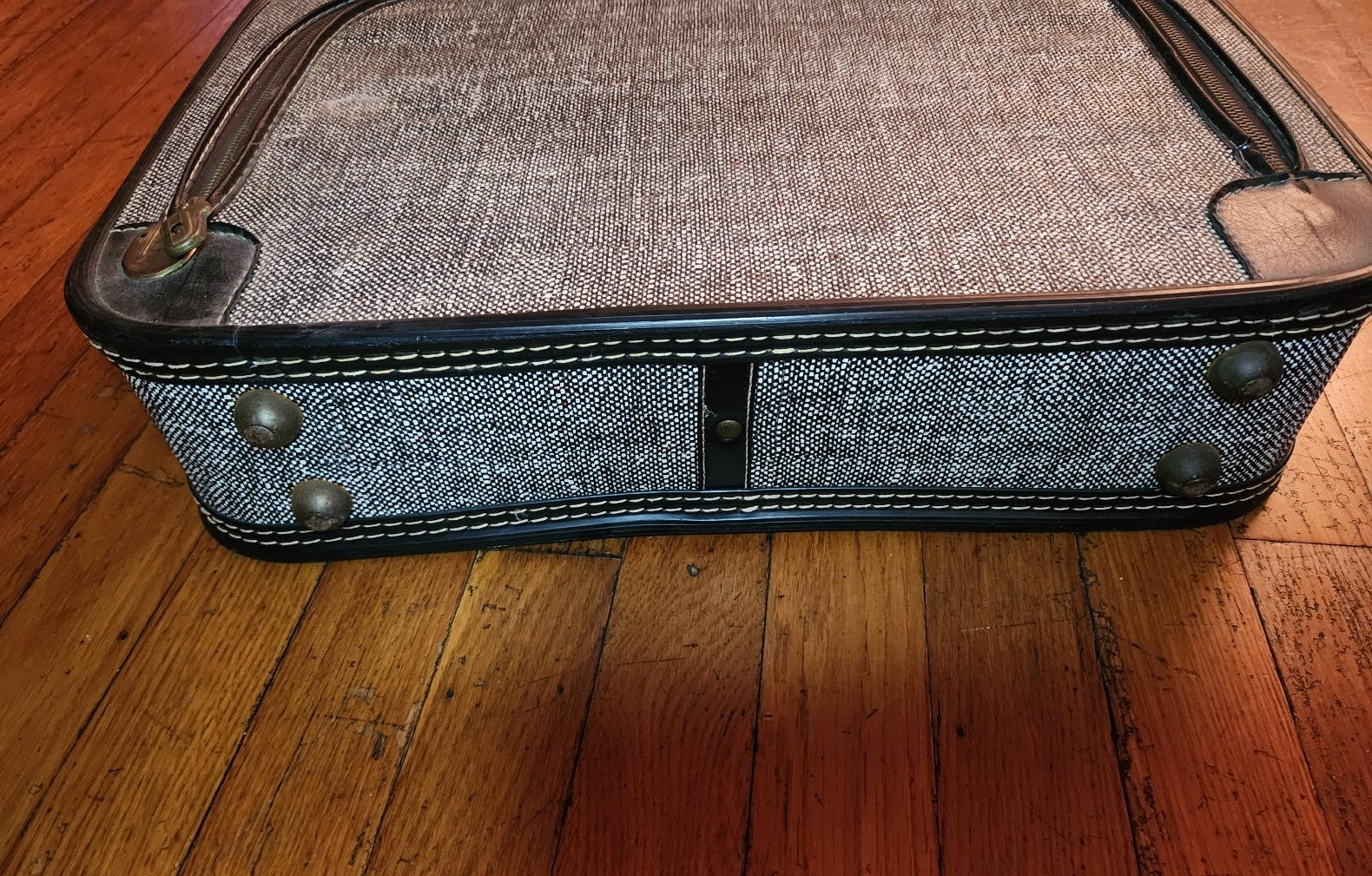 Vintage Tweed Look 50s/60s Suitcase