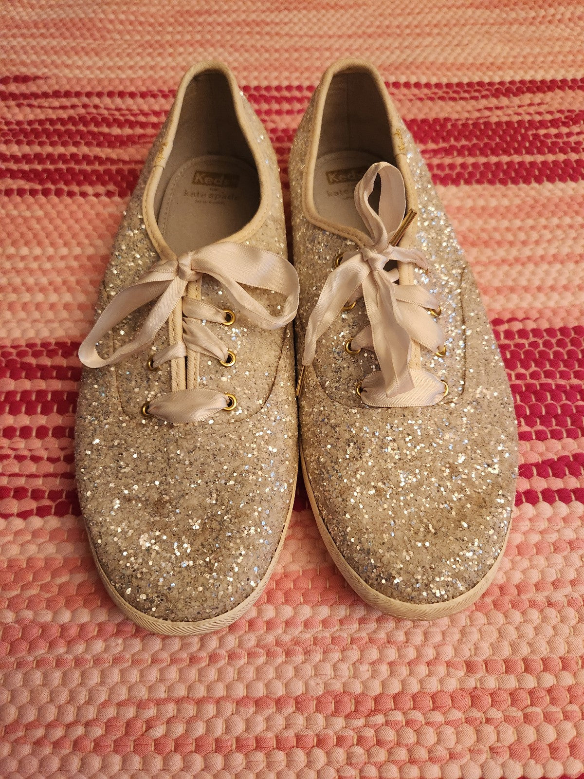 Keds For Kate Spade Champion Glitter Sneakers Size 11