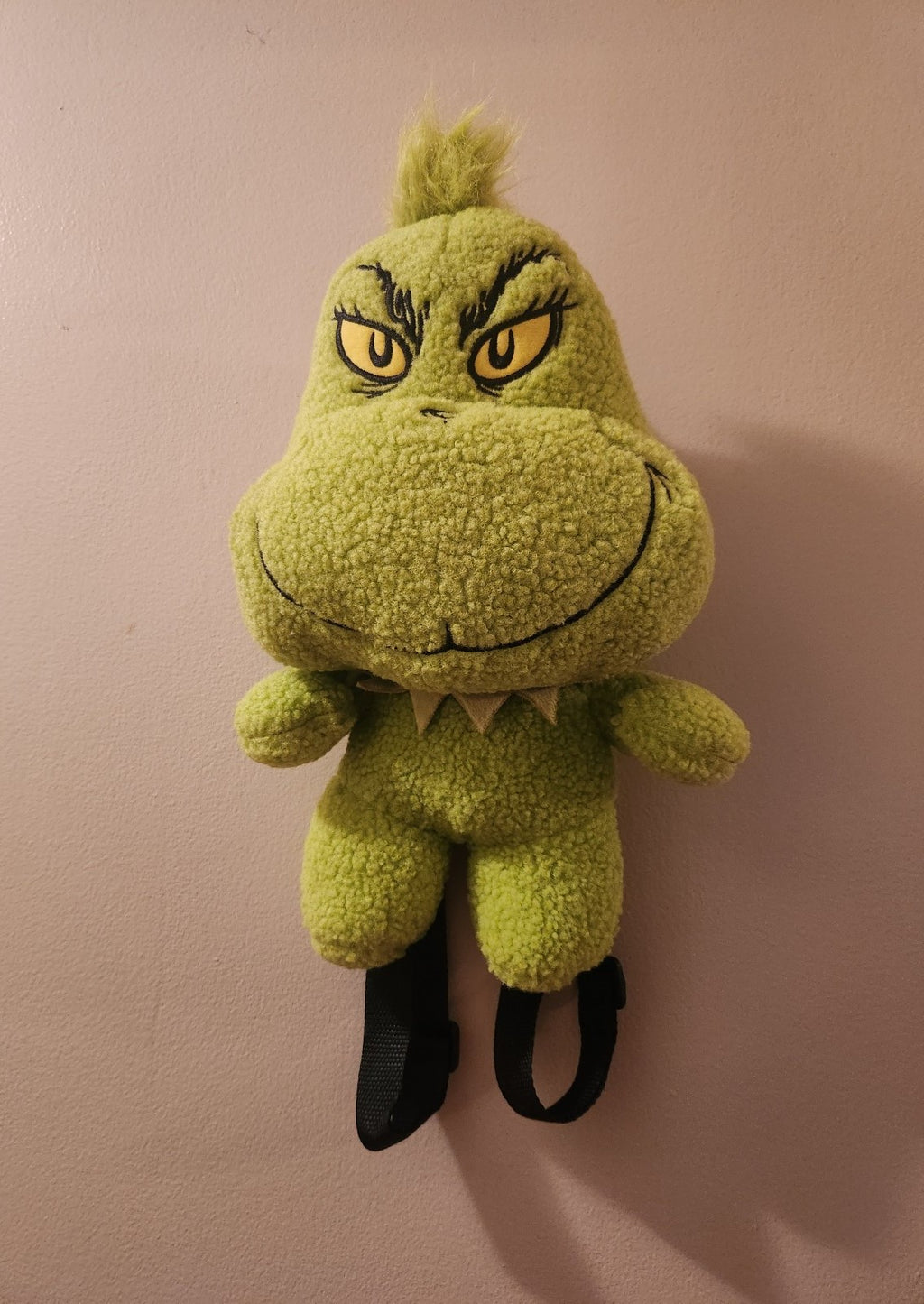 The Grinch Sherpa Plush Mini Backpack NWT