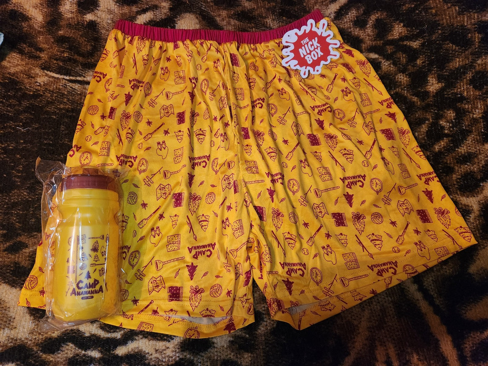 Nickbox Salute Your Shorts Camp Anawanna One Size Shorts & Cup NWT