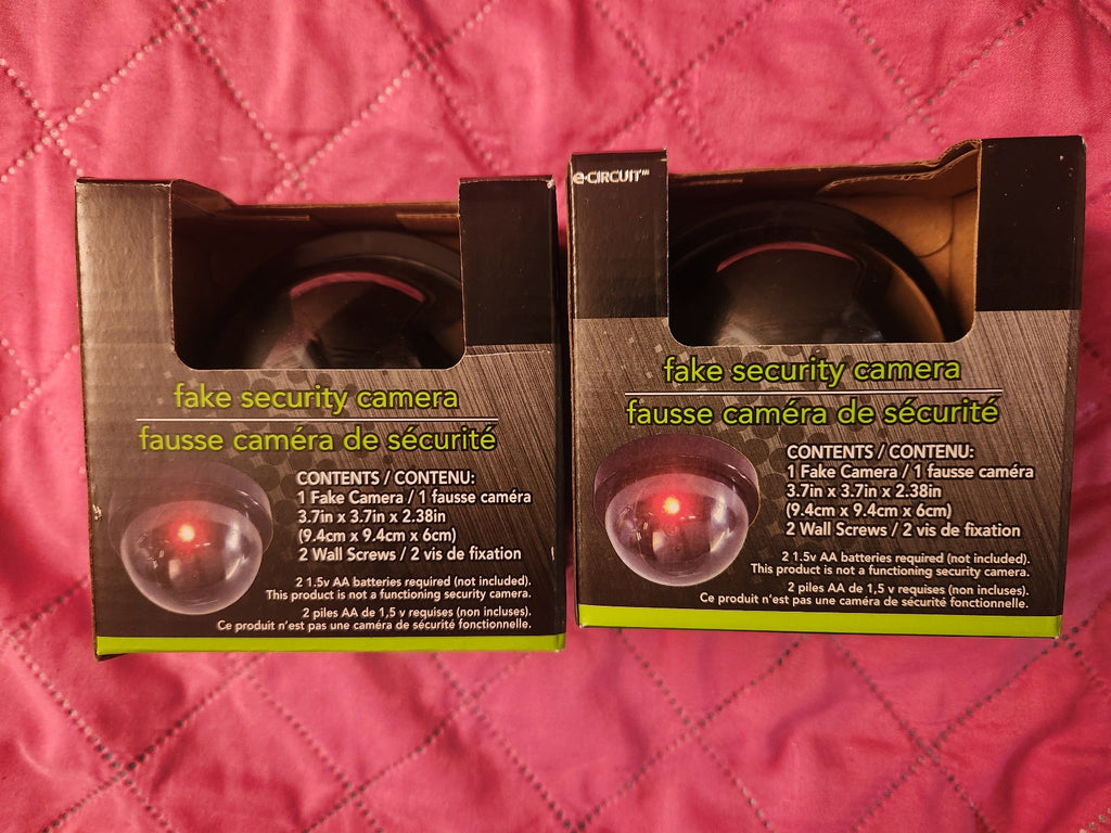 New Fake Security Cameras Lot