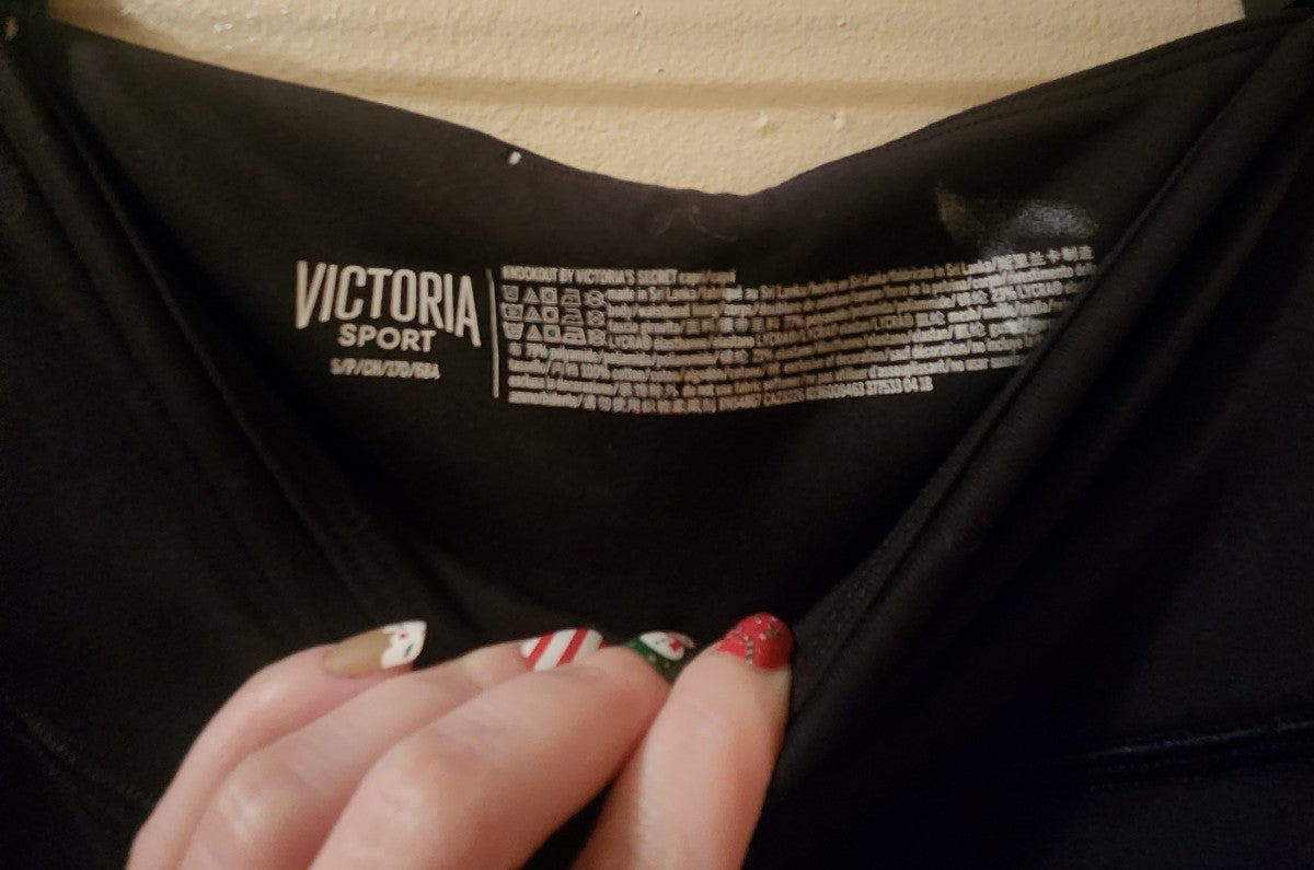 Victorias Secret Sport Black Leggings Size Small