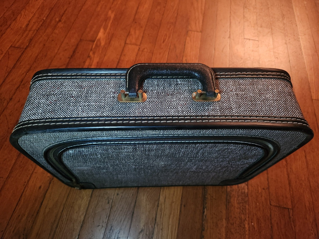 Vintage Tweed Look 50s/60s Suitcase