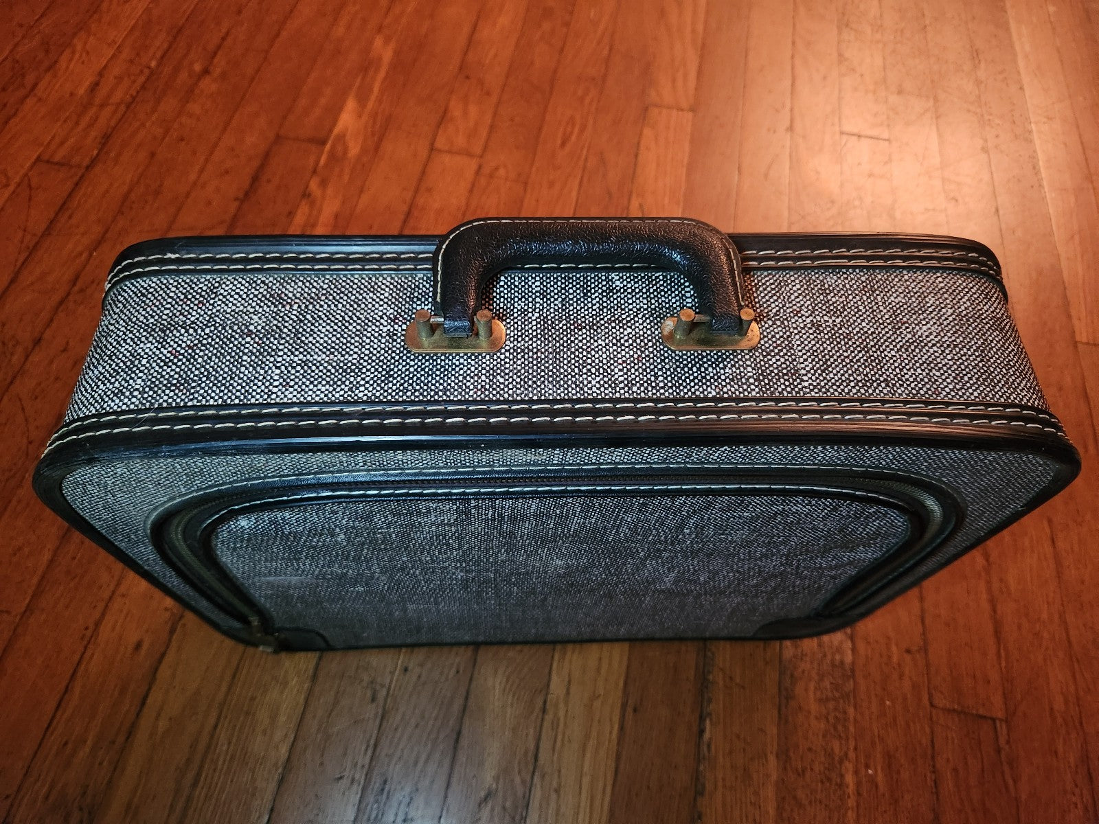 Vintage Tweed Look 50s/60s Suitcase